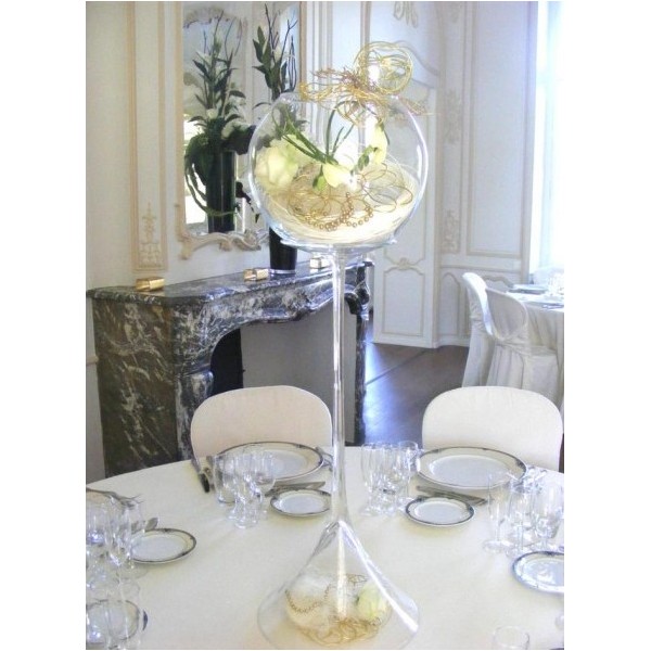 Centre de Table Joyeux anniversaire avec 3 tubes en verre, decoration  mariage - Badaboum