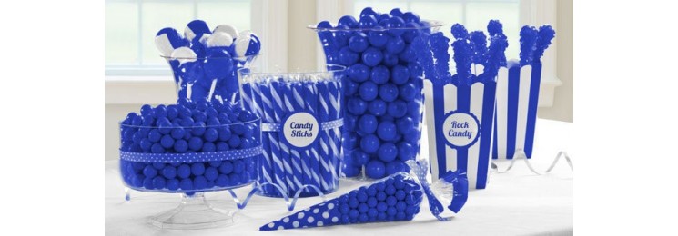 Candy bar bleu